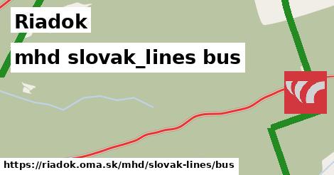 Riadok Doprava slovak-lines bus