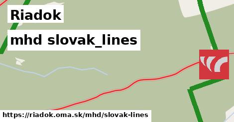 Riadok Doprava slovak-lines 