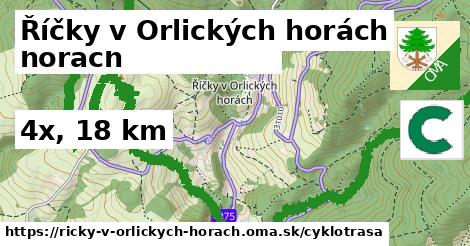 Říčky v Orlických horách Cyklotrasy  