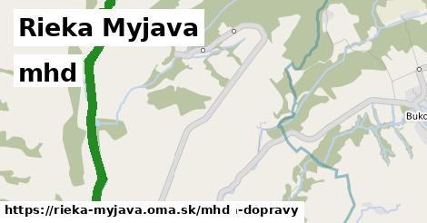 Rieka Myjava Doprava  