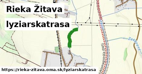 Rieka Žitava Lyžiarske trasy  
