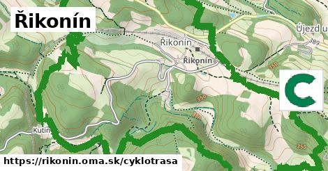 Řikonín Cyklotrasy  