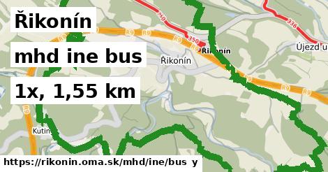 Řikonín Doprava iná bus