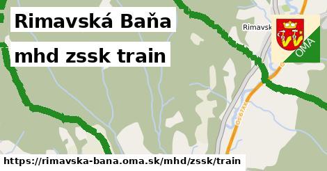 Rimavská Baňa Doprava zssk train