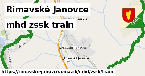 Rimavské Janovce Doprava zssk train