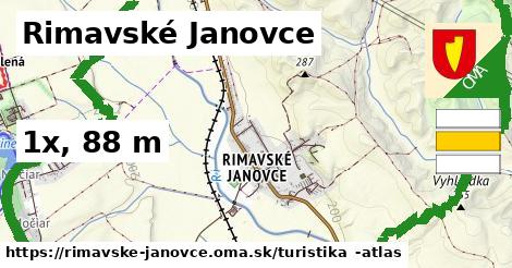 Rimavské Janovce Turistické trasy  