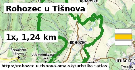 Rohozec u Tišnova Turistické trasy  