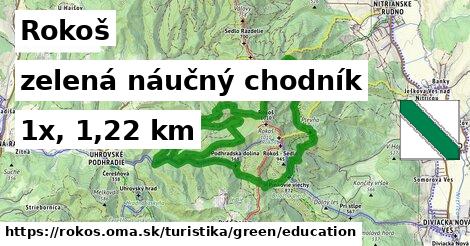 Rokoš Turistické trasy zelená náučný chodník