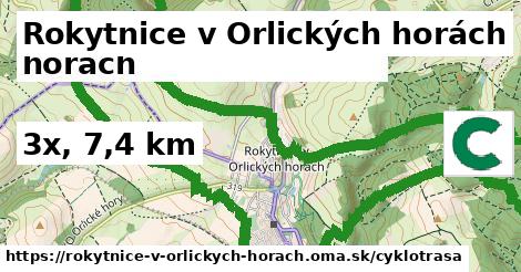 Rokytnice v Orlických horách Cyklotrasy  