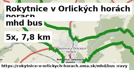 Rokytnice v Orlických horách Doprava bus 