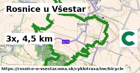 Rosnice u Všestar Cyklotrasy iná bicycle