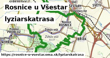 Rosnice u Všestar Lyžiarske trasy  