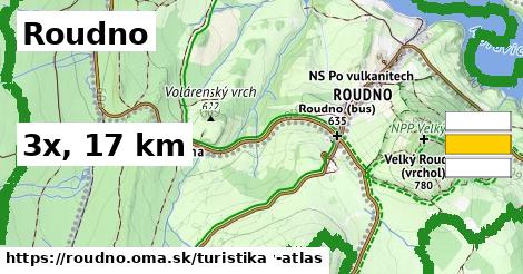 Roudno Turistické trasy  