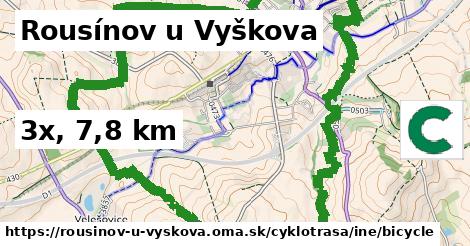 Rousínov u Vyškova Cyklotrasy iná bicycle