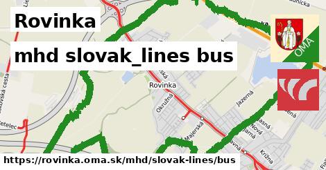 Rovinka Doprava slovak-lines bus