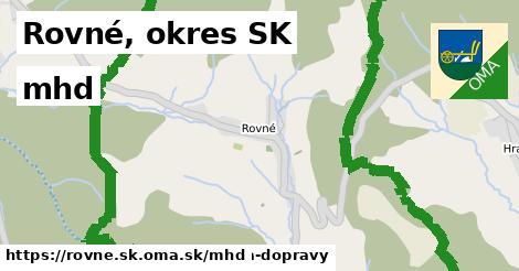 Rovné, okres SK Doprava  