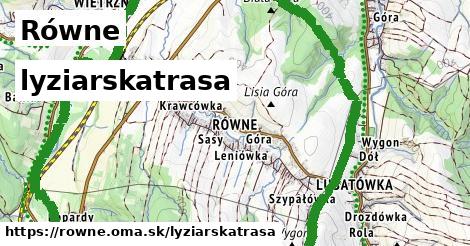 Równe Lyžiarske trasy  