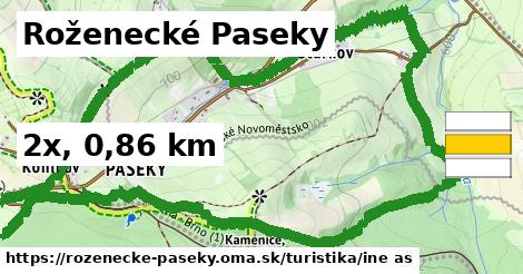 Roženecké Paseky Turistické trasy iná 