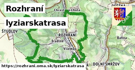 Rozhraní Lyžiarske trasy  
