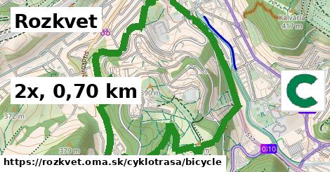 Rozkvet Cyklotrasy bicycle 