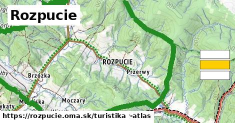 Rozpucie Turistické trasy  