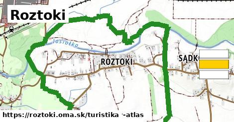 Roztoki Turistické trasy  