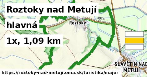 Roztoky nad Metují Turistické trasy hlavná 