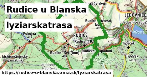 Rudice u Blanska Lyžiarske trasy  