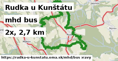 Rudka u Kunštátu Doprava bus 