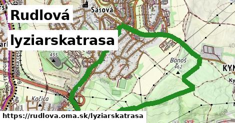 Rudlová Lyžiarske trasy  