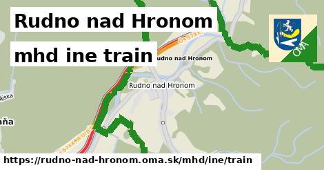 Rudno nad Hronom Doprava iná train