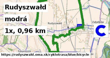 Rudyszwałd Cyklotrasy modrá bicycle