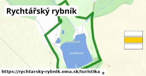 Rychtářský rybník Turistické trasy  