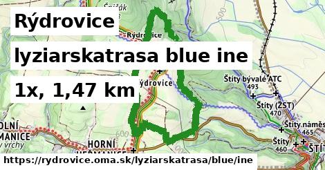 Rýdrovice Lyžiarske trasy modrá iná