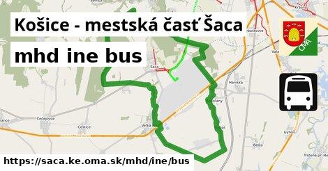 Košice - mestská časť Šaca Doprava iná bus