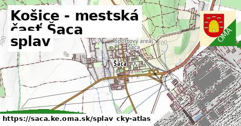 Košice - mestská časť Šaca Splav  