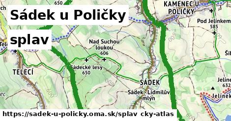 Sádek u Poličky Splav  