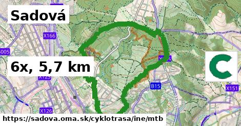Sadová Cyklotrasy iná mtb
