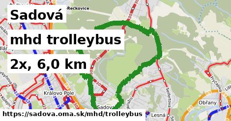Sadová Doprava trolleybus 