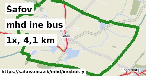 Šafov Doprava iná bus