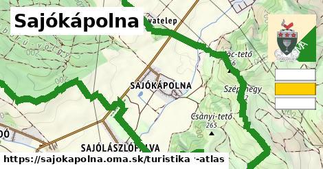 Sajókápolna Turistické trasy  