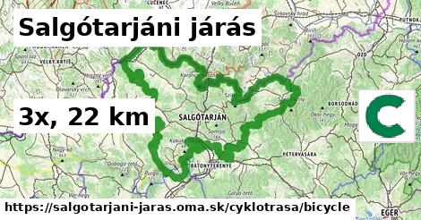 Salgótarjáni járás Cyklotrasy bicycle 
