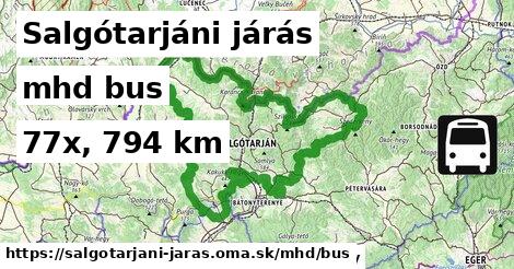 Salgótarjáni járás Doprava bus 