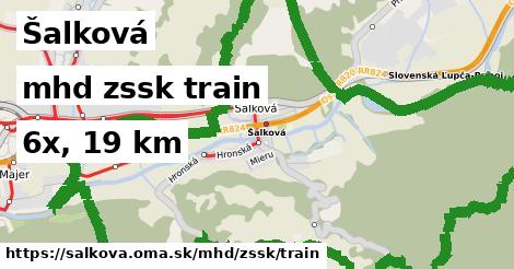 Šalková Doprava zssk train