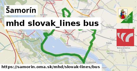 Šamorín Doprava slovak-lines bus