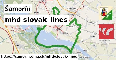 Šamorín Doprava slovak-lines 