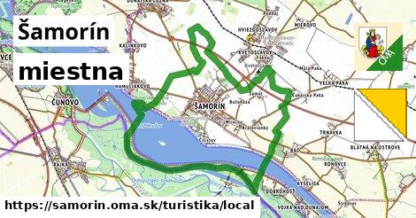 Šamorín Turistické trasy miestna 