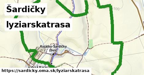 Šardičky Lyžiarske trasy  