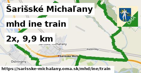 Šarišské Michaľany Doprava iná train