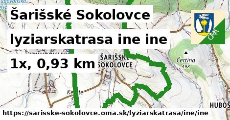 Šarišské Sokolovce Lyžiarske trasy iná iná